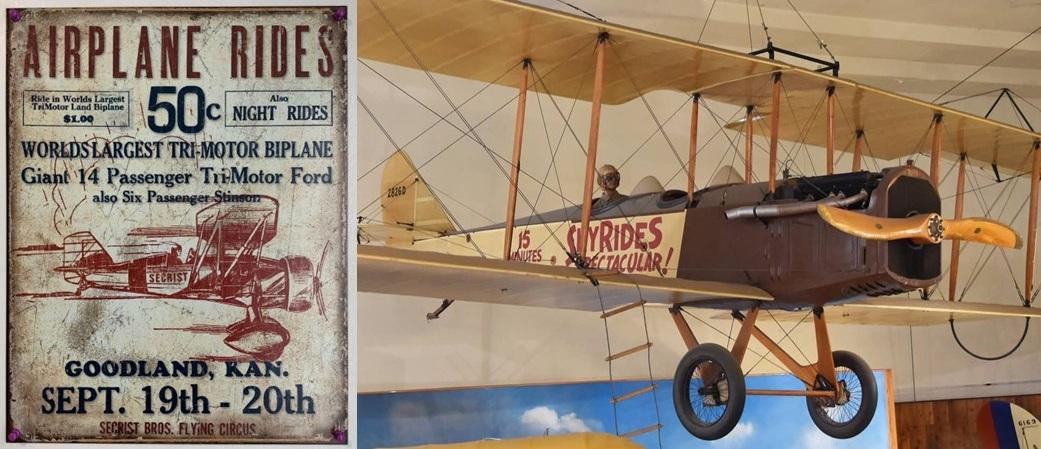 Airplane rides poster, 50 cents