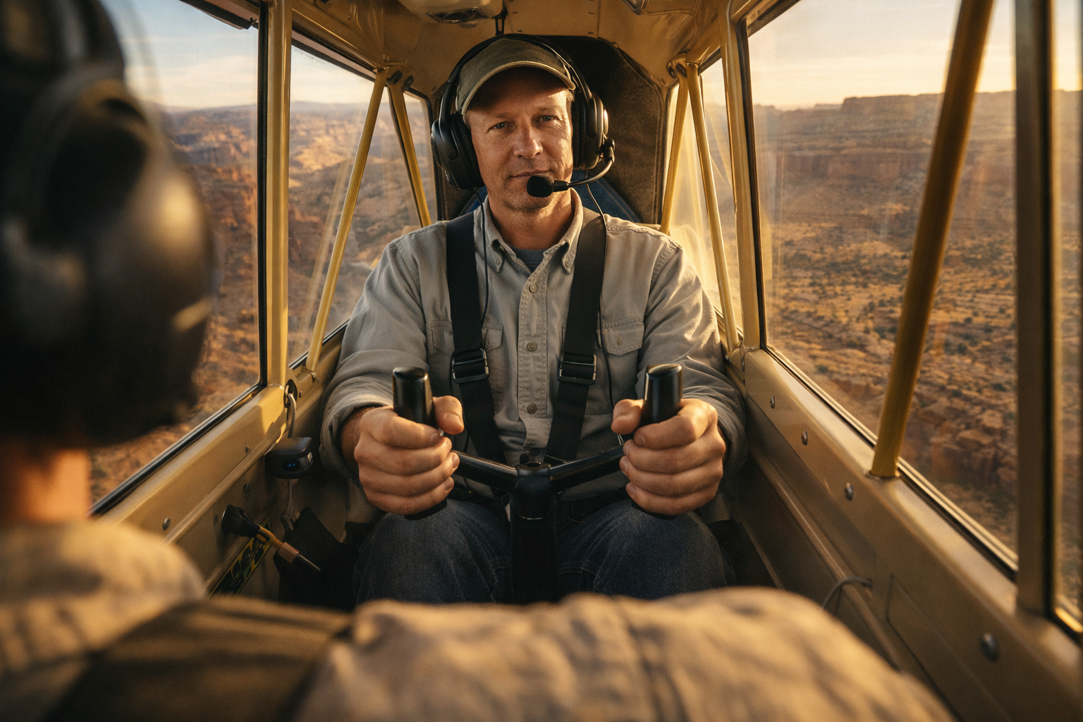 CFI with hands on dual controls